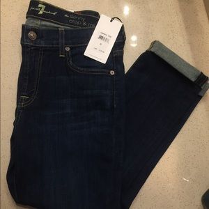 Skinny Crop & Roll 7 Jeans